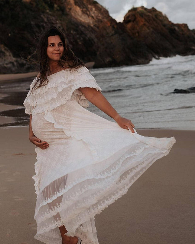 'Jaase Georgie' White Dress Hire • Size 10/12