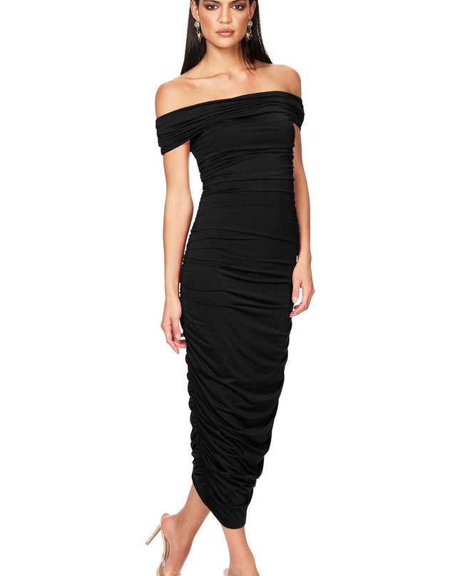 'Billy J' Black Dress Hire • Size 6/8