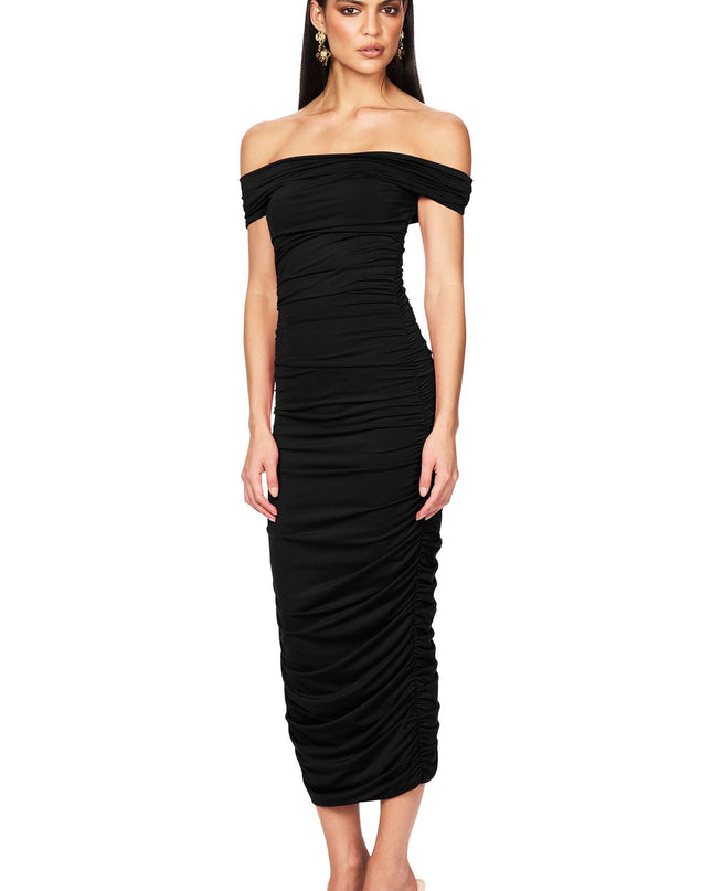 'Billy J' Black Dress Hire • Size 6/8