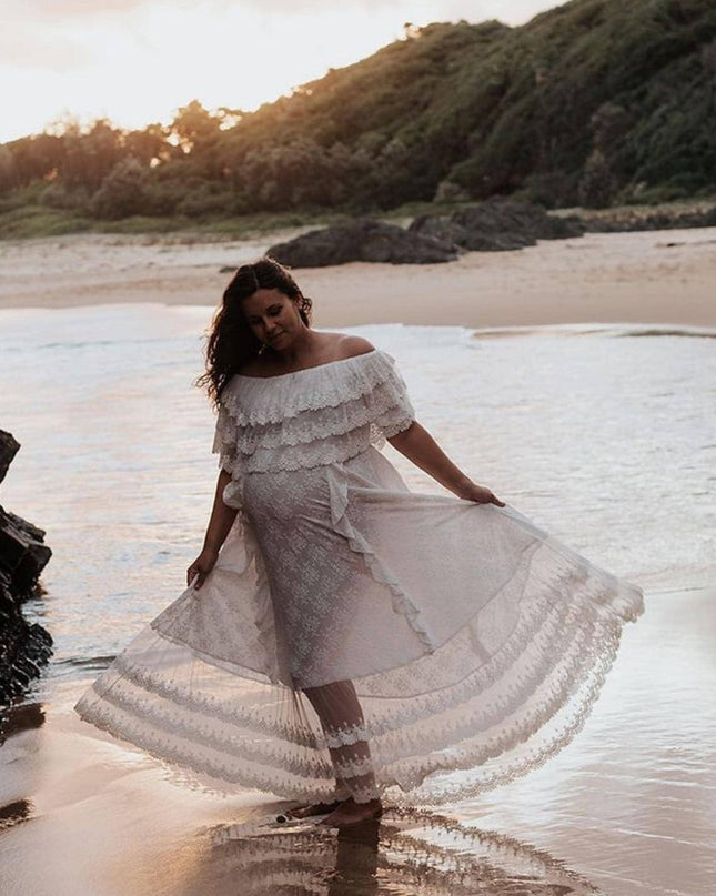 'Jaase Georgie' White Dress Hire • Size 10/12