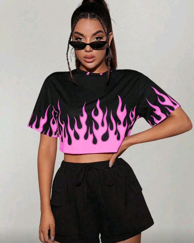 'Flame Collection' Festival Outfit Hire • Size 6/8