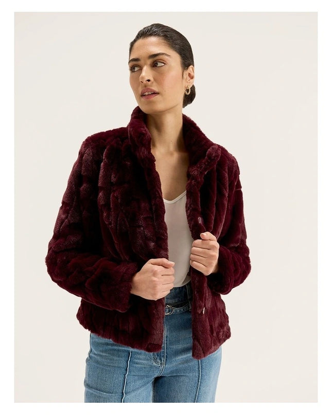 'Bordeaux' Jacket/Dress Hire • Size 6/10