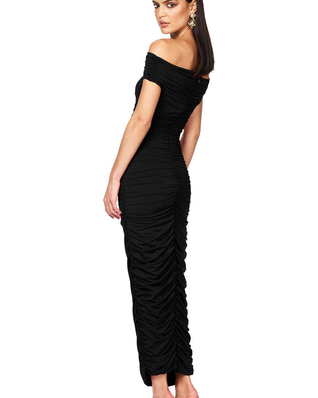 'Billy J' Black Dress Hire • Size 6/8