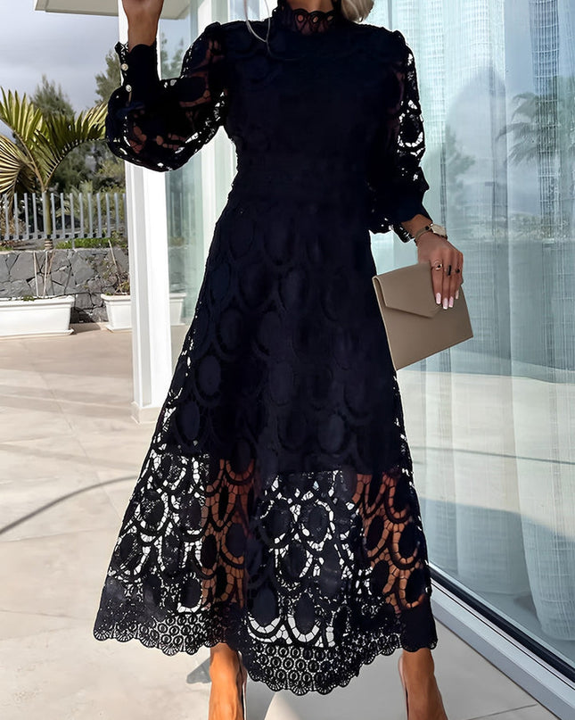 'Scarlett' Black Dress Hire • Size 8/10