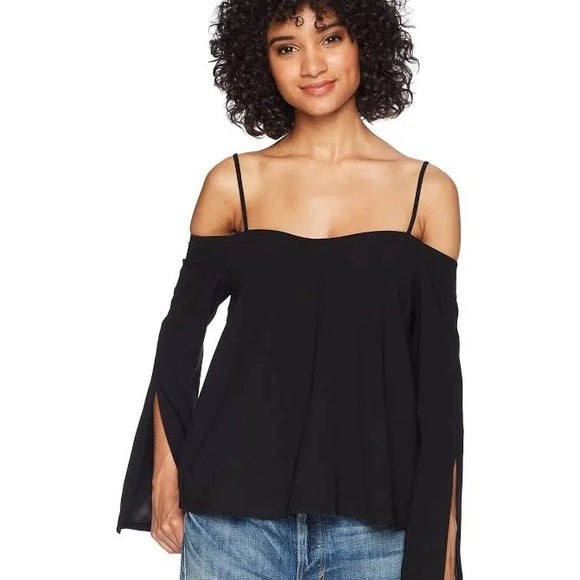 'Bardot' Off Shoulder Shirt Hire • Size 6/8