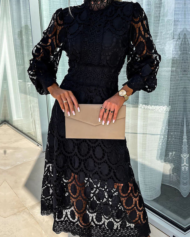 'Scarlett' Black Dress Hire • Size 8/10