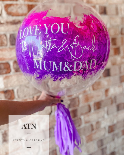 Custom Floating Bubble Balloon - (ALL OCCASIONS)