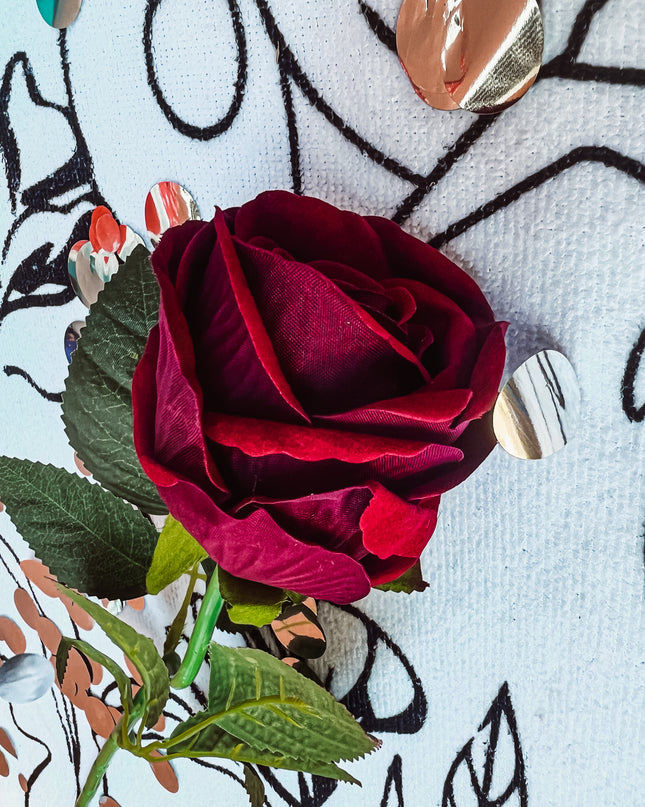 SILK ROSE HIRE OR GIFT ADD ON
