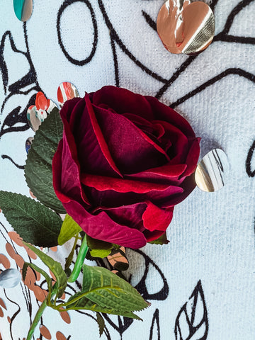 Silk Touch Rose - gift add on