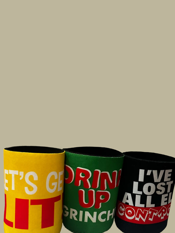 Christmas Drink Coolers - 3 styles