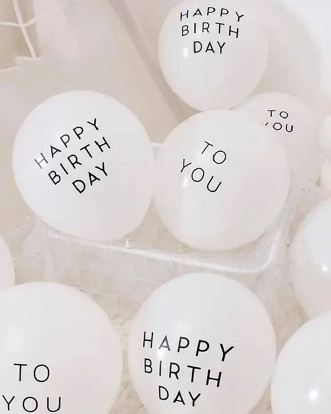 'Happy birthday' Helium Balloon Arrangement