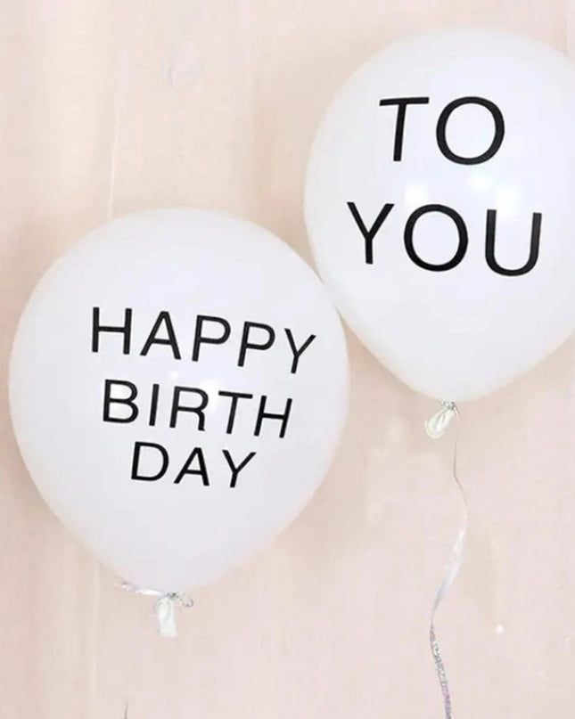 'Happy birthday' Helium Balloon Arrangement