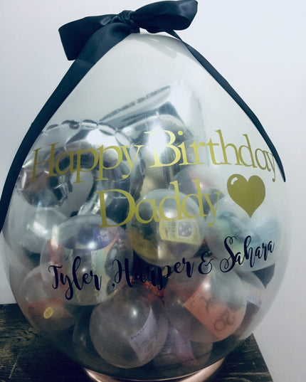 'CASH/ MONEY' Bursting Gift Balloon Service