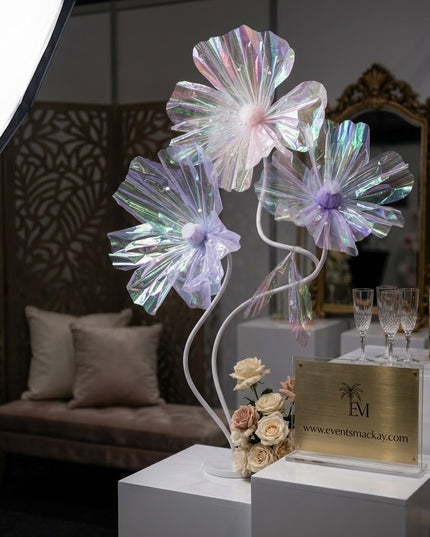 ✨ Giant Iridescent Floor Flowers (Myna Collection) ✨