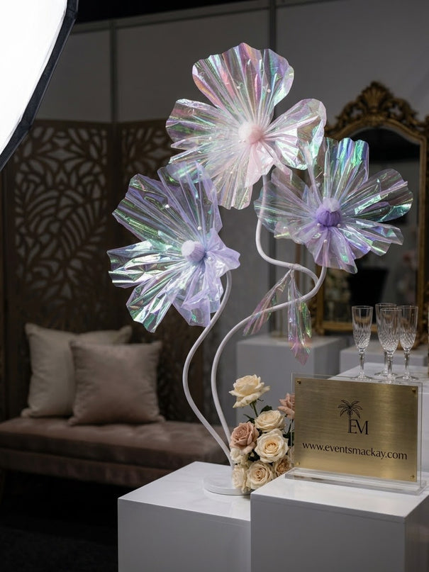 ✨ Giant Iridescent Floor Flowers (Myna Collection) ✨