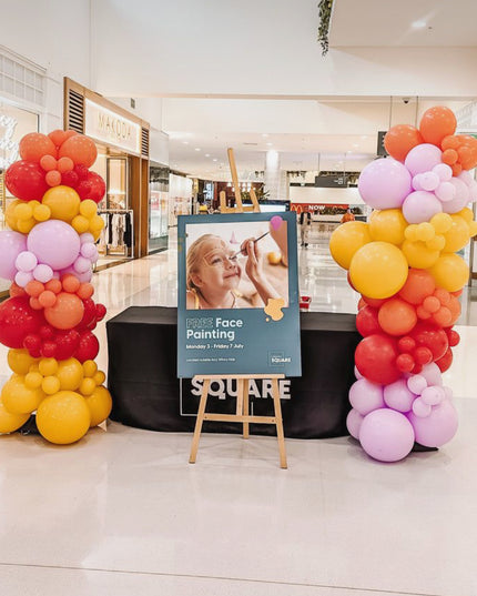 Balloon Column Shop/Entrance - Free Standing Display