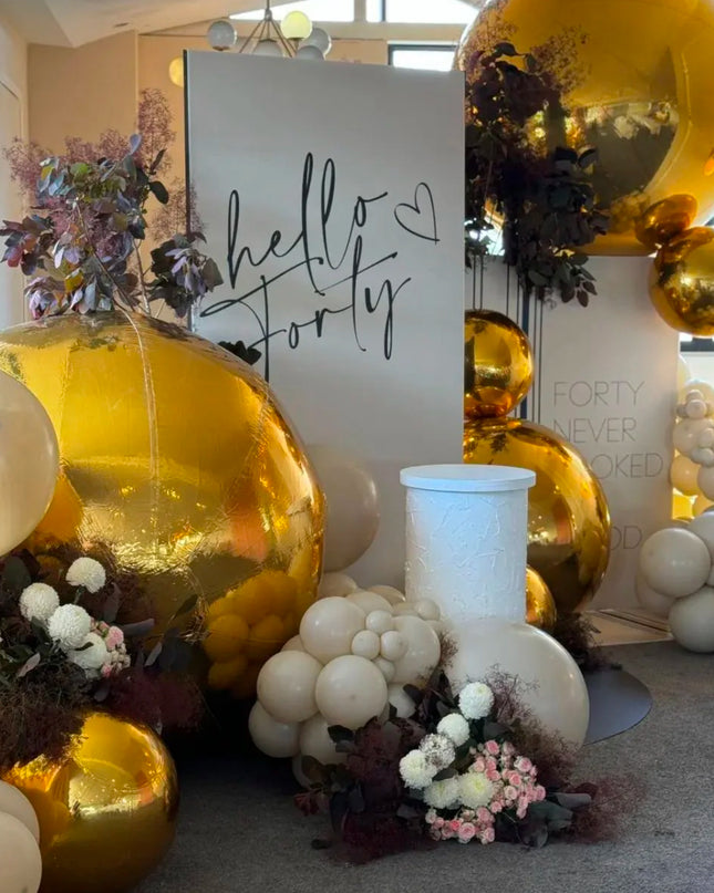 Giant Gold Ball Hire