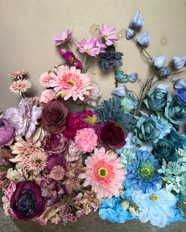 Floral Hire • PINK + BLUE VIBE