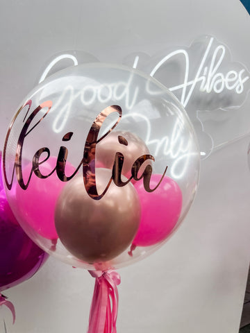 Custom Bubble Balloon (ALL OCCASIONS)
