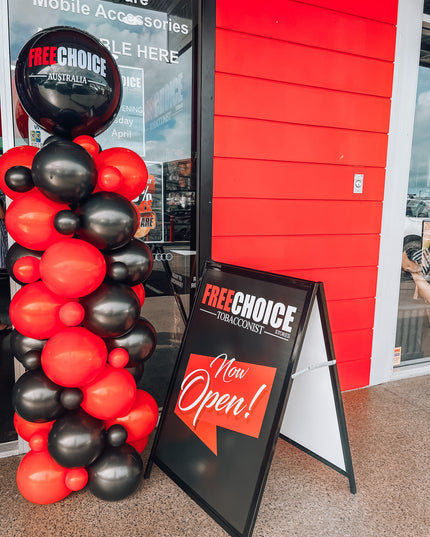 Balloon Column Shop/Entrance - Free Standing Display