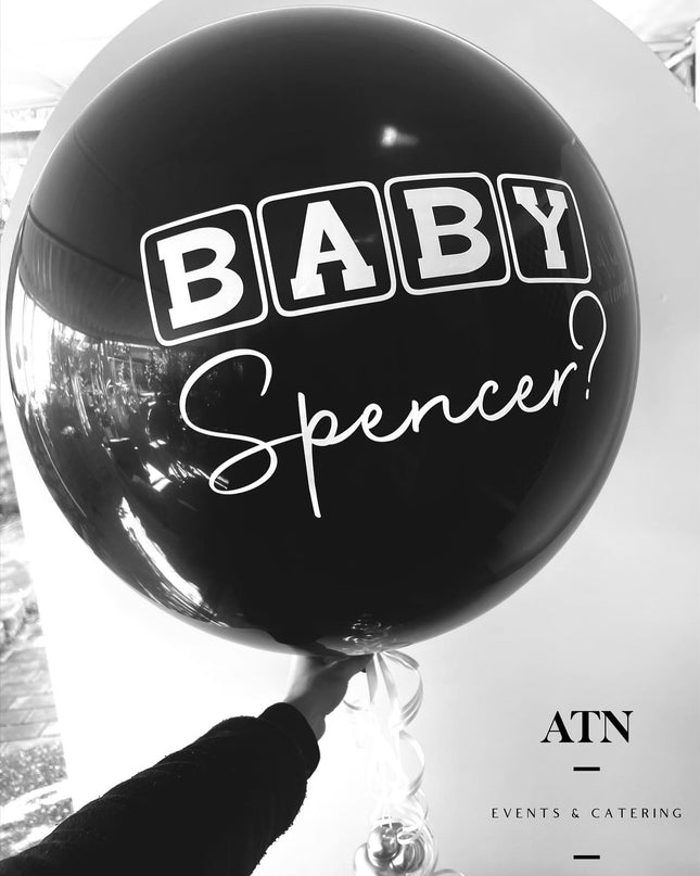 Jumbo Custom Gender Reveal/ Announcement Balloon