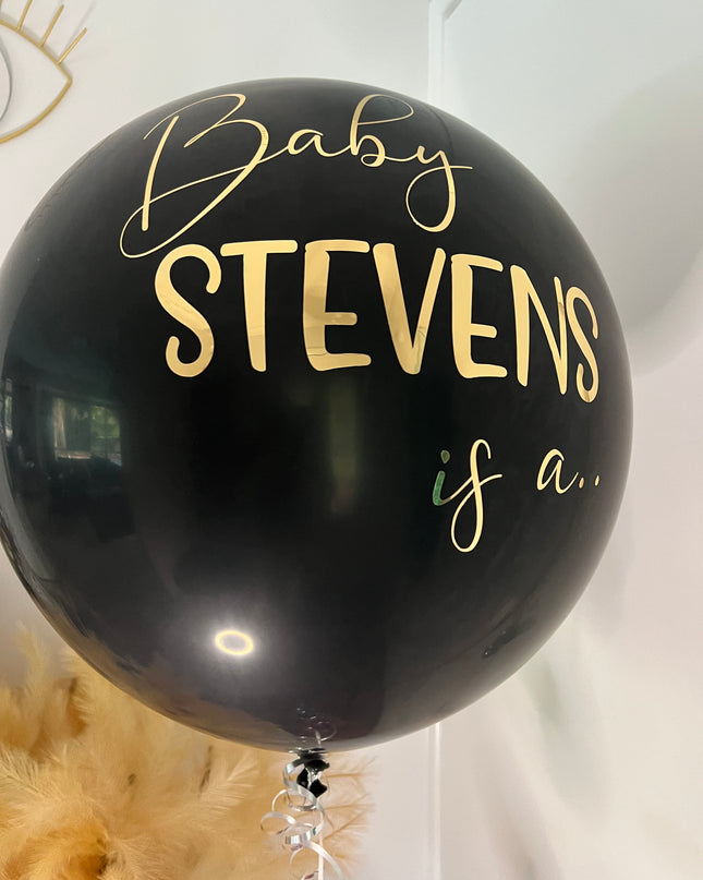Jumbo Custom Gender Reveal/ Announcement Balloon