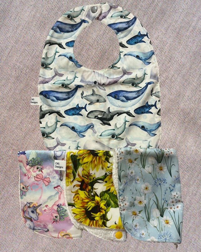 Baby Bib Collection/ CNS Designs - gift add on