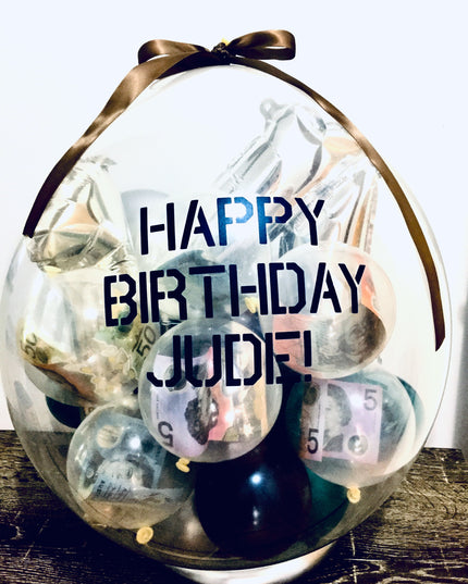 'CASH/ MONEY' Bursting Gift Balloon Service