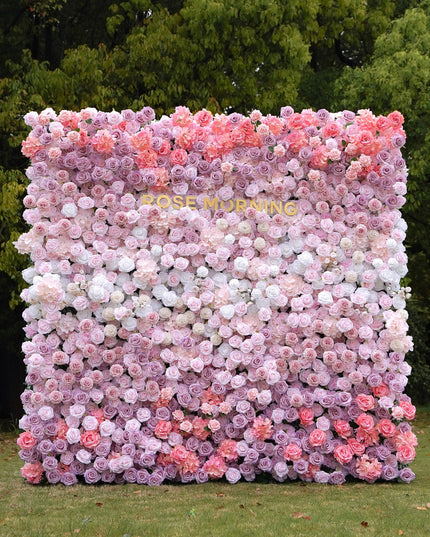 Flower Wall Backdrop-White Rose Lucia