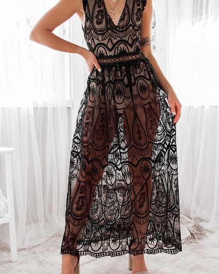 'Adele' Black Festival Dress Hire • Size 10/12