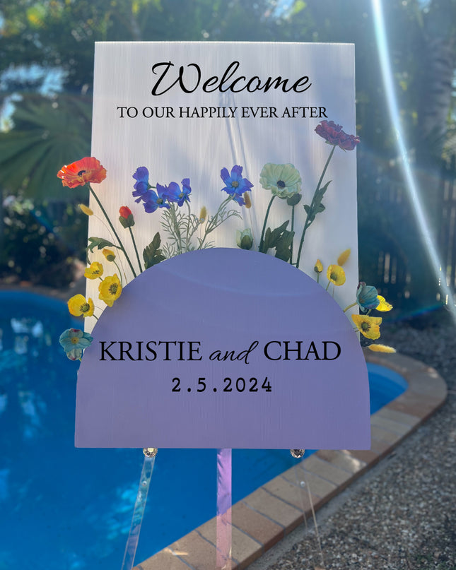 Custom Floral Signage