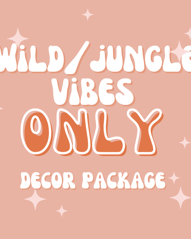 Full Jungle theme decor package