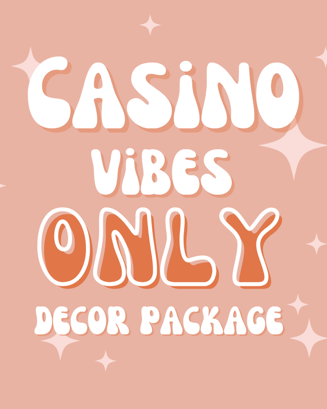 Full Casino/Melbourne Cup theme decor package