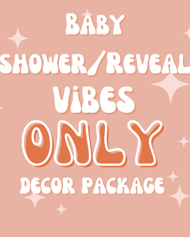 Full 'Baby Shower/Reveal/Baptisms' theme decor package