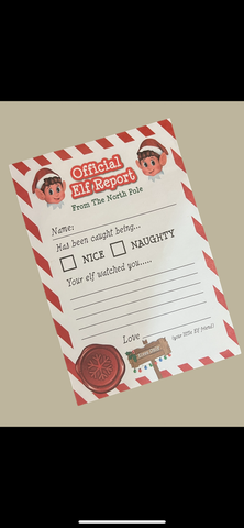 Add on-Elf Report bursting stuffed gift balloon