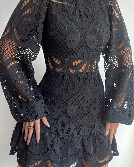 'Kiss me now' Black Dress Hire • Size 8/10