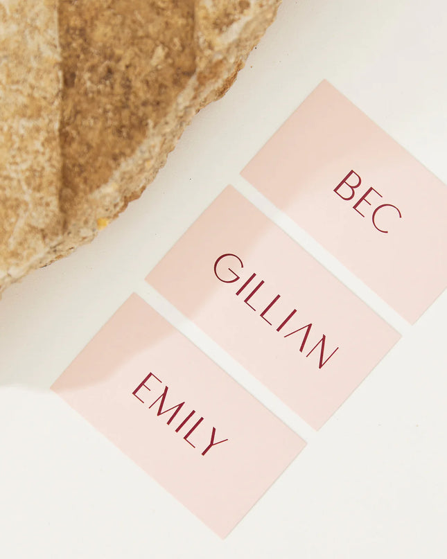 Name Name Cards - Variety of styles