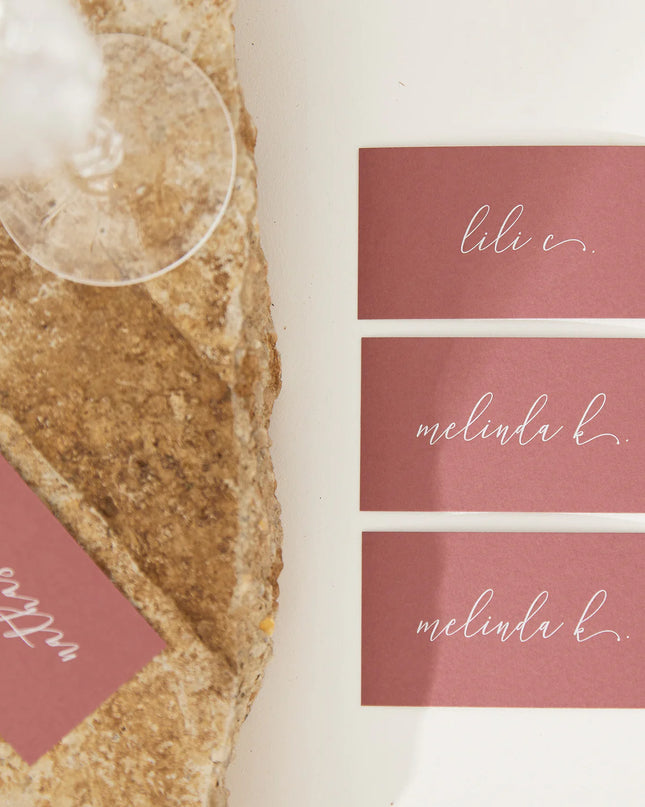Name Name Cards - Variety of styles