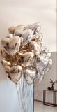 45cm Foil Heart Balloon-variety of colours to choose from