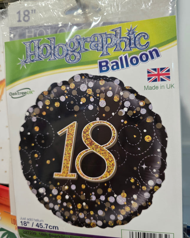 Assorted Milestone/ Birthday (45cm) Foil Balloon Range