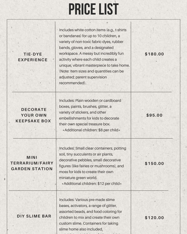 Deluxe Kids Grazing Board Add-On