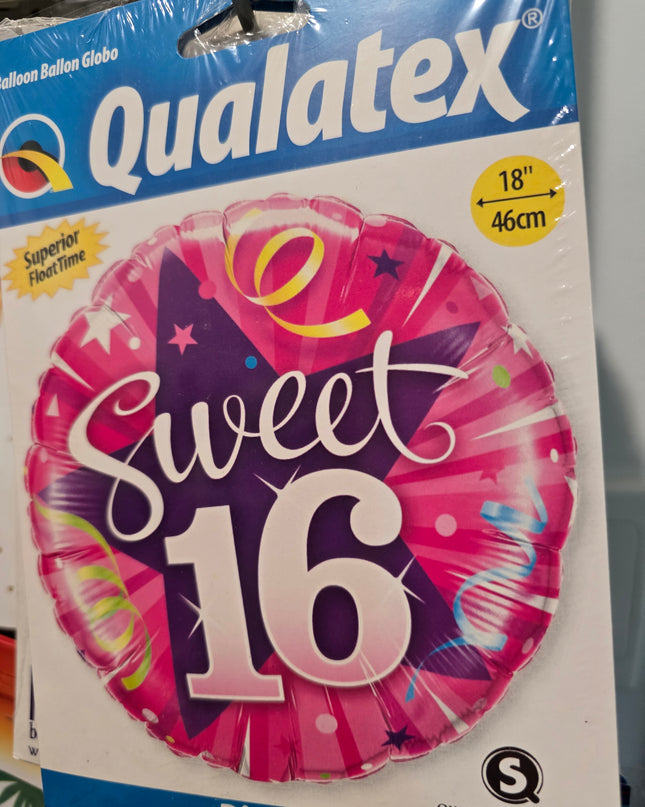 Assorted Milestone/ Birthday (45cm) Foil Balloon Range