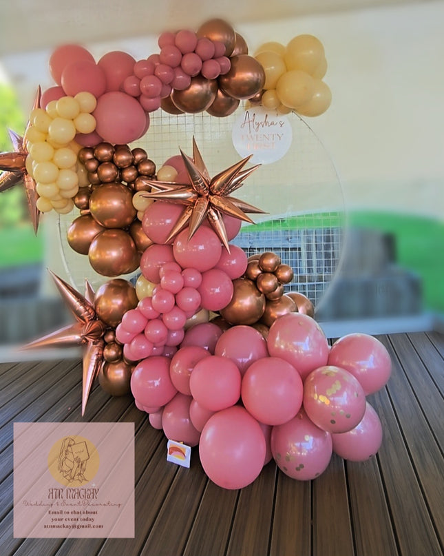 Custom Balloon Garland Installation