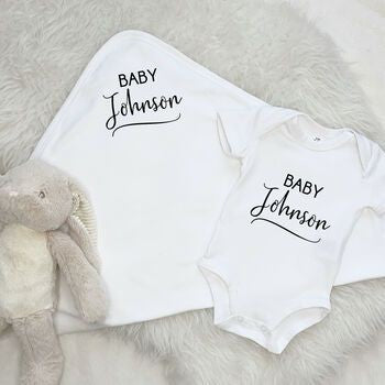Personalised Baby Blanket