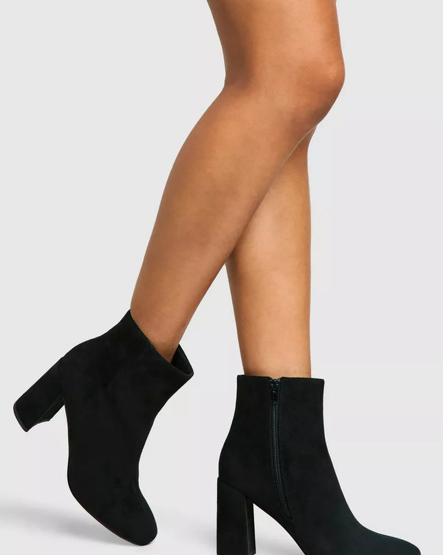 BLACK SUEDE Boot/Shoe Hire • Size 7