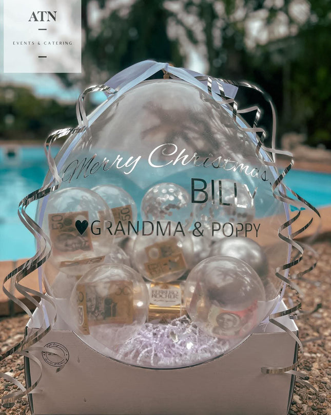 Christmas 'ELF ARRIVAL PRANKS' Bursting Gift Balloon Package