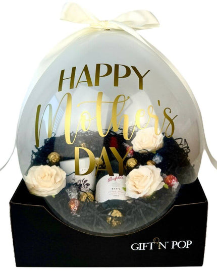 'Bubbly Flames' Bursting Gift Balloon Service