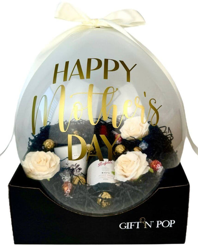 'Bubbly Flames' Bursting Gift Balloon Service