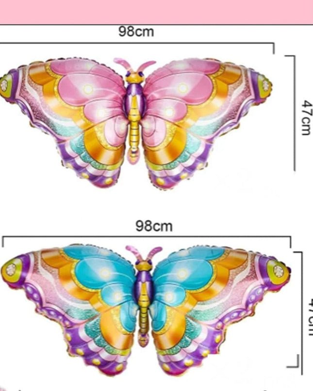 Assorted Butterfly (Jumbo) Foil Balloon Range
