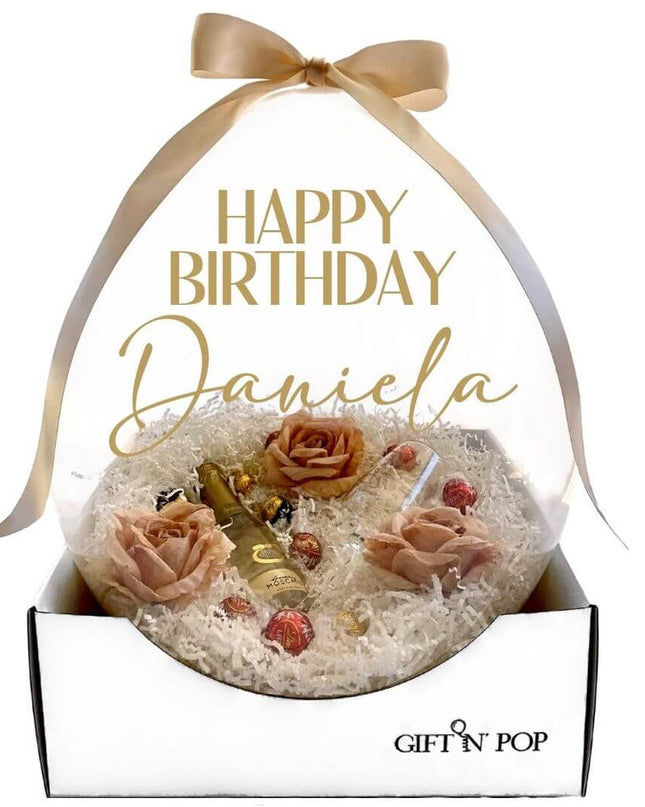'Bubbles & Sweets' Bursting Gift Balloon Service